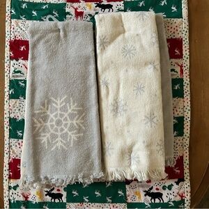 Wondershop Winter-Themed Kitchen Terry Towels – Set of 4 – New